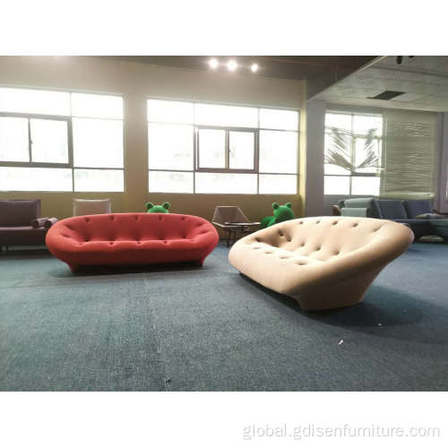 Lazy Sofa Lounge Bench Settee Loveseat DISEN Ploum sofa seating living room sofa sets loveseat bench lounge sofa fabric upholstered drop ship Supplier